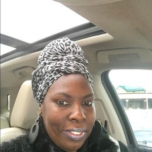 Animal print head wraps 72x22 inches